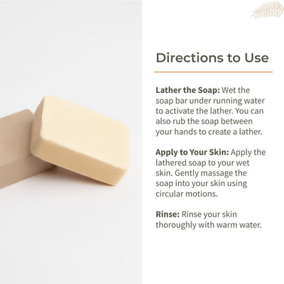 100% Natural Coconut Milk Soap with Vanilla Set of 2 – Body Soap on Brown Living™. SKU: ECOTYL00019. Img 5.