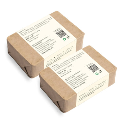 100% Natural Coconut Milk Soap with Vanilla Set of 2 – Body Soap on Brown Living™. SKU: ECOTYL00019. Img 7.