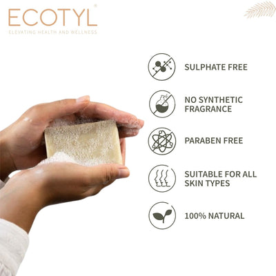100% Natural Coconut Milk Soap with Vanilla Set of 2 – Body Soap on Brown Living™. SKU: ECOTYL00019. Img 4.