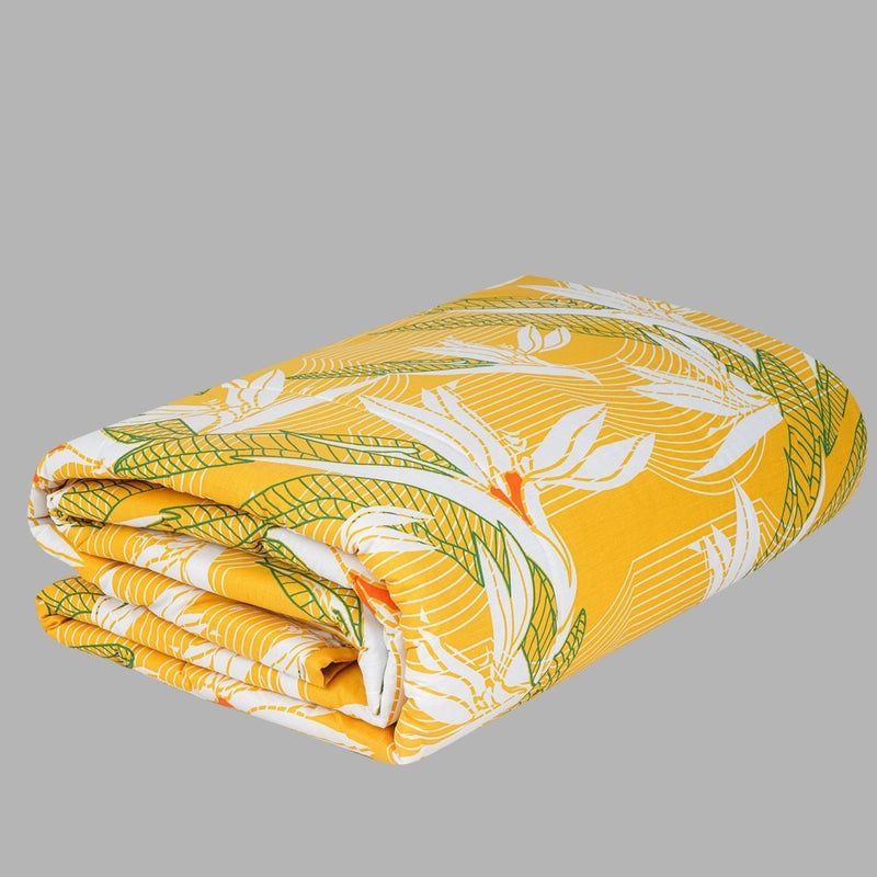 Buy 100% Pure Cotton Tropical Treasure Reversible Quilt | Shop Verified Sustainable Products on Brown Living