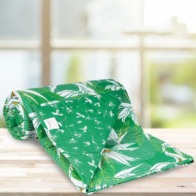 Buy 100% Pure Cotton Tropical Treasure Reversible Quilt | Shop Verified Sustainable Products on Brown Living
