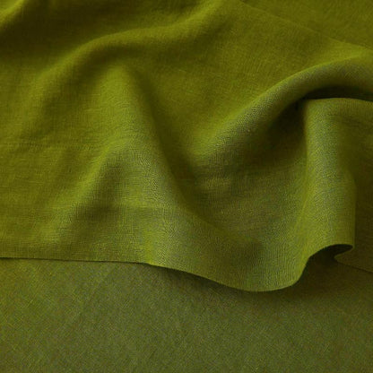 100% Pure Linen Moss Green Luxury Bedsheet Set | Verified Sustainable by Brown Living™