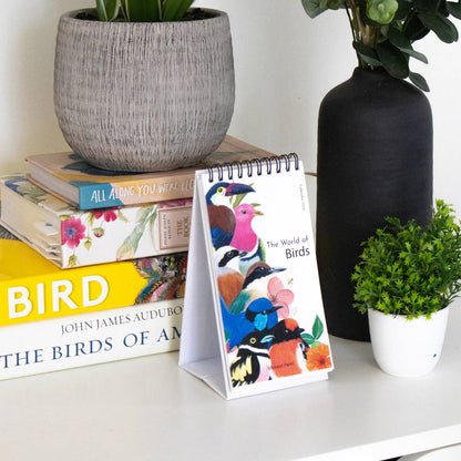 2024 Desk Calendar - The World of Birds | Verified Sustainable by Brown Living™