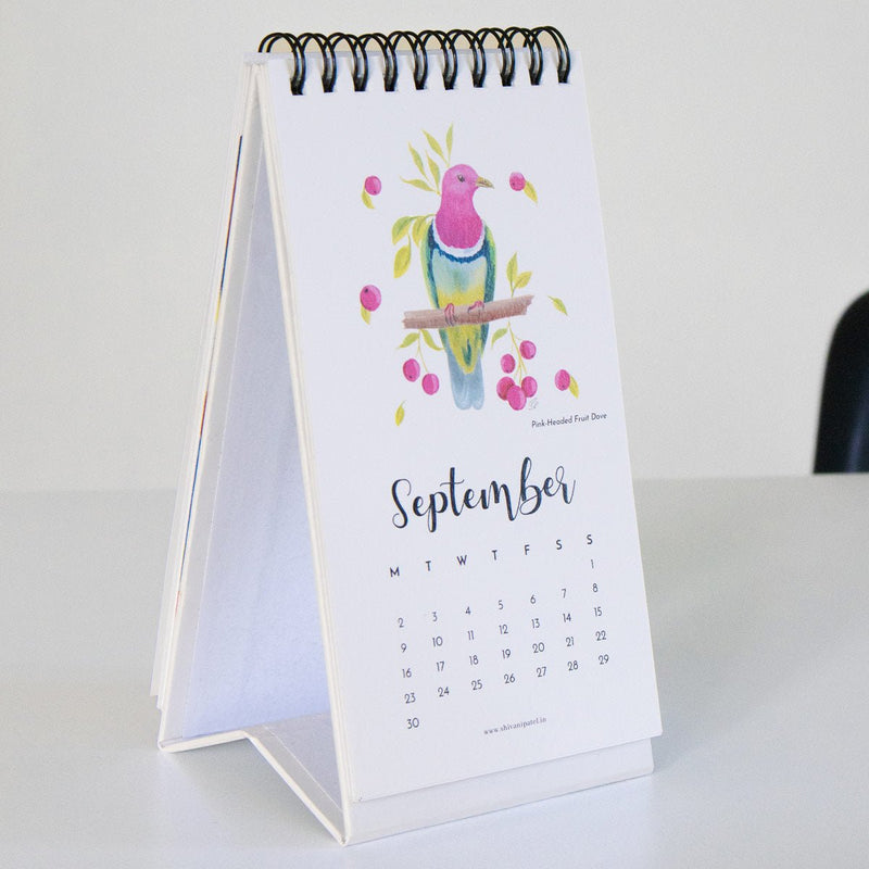 Buy 2024 Desk Calendar - The World of Birds | Shop Verified Sustainable Stationery on Brown Living™