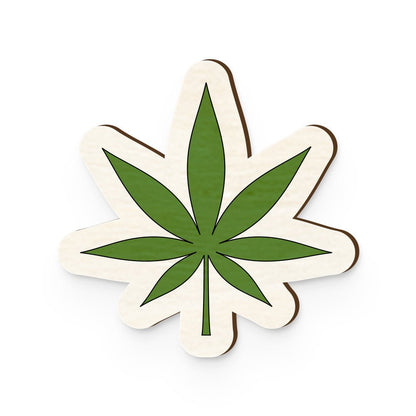 420 Blaze It Hand Painted Wooden Magnet | Verified Sustainable by Brown Living™