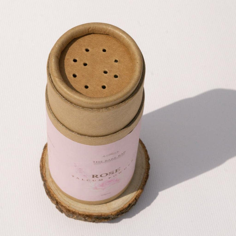 Buy Rose Dusting Powder | Refreshing | Body Talcum | Shop Verified Sustainable Products on Brown Living