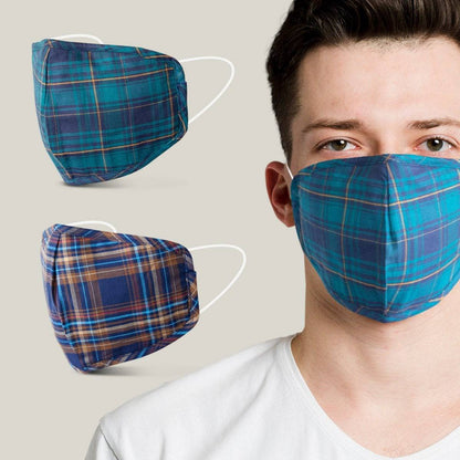 6 Layered Reversible Denim Cotton Mask (Pack Of 3) | Verified Sustainable by Brown Living™