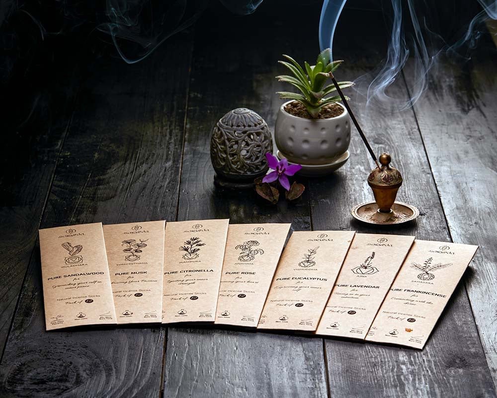 7 Chakara Incense Sticks | Verified Sustainable by Brown Living™