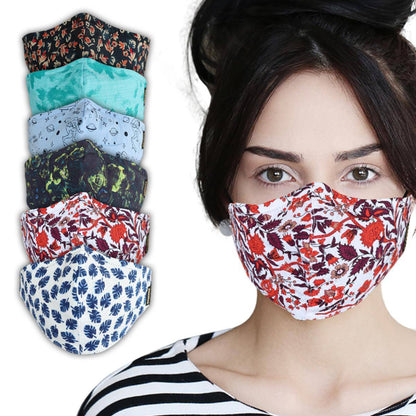 7 Layer Reversible Cotton Mask (Pack Of 6) | Verified Sustainable by Brown Living™