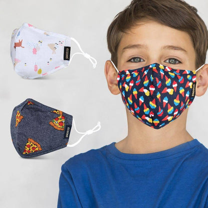 7 Layer Unisex Cotton Mask For Kids - Pack Of 3 (Code: 501) | Verified Sustainable by Brown Living™