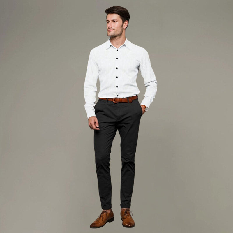 Buy 70 Lea Hemp Shirt in Solid White | Shop Verified Sustainable Mens Shirt on Brown Living™