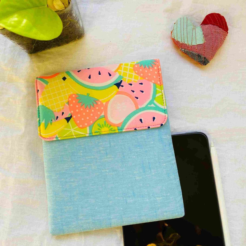 Buy 8 inch Tablet Covers/ iPad Mini Sleeves- Red, Pastel blue | Shop Verified Sustainable Tech Accessories on Brown Living™