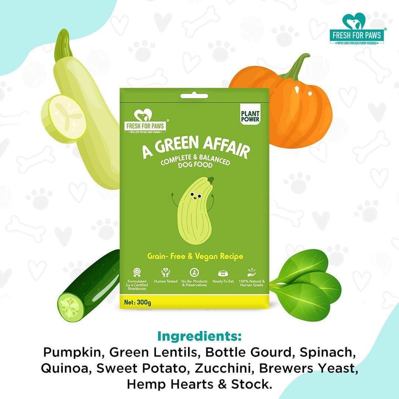 Buy A Green Affair | 100 gram pack of 3 | Shop Verified Sustainable Pet Food on Brown Living™