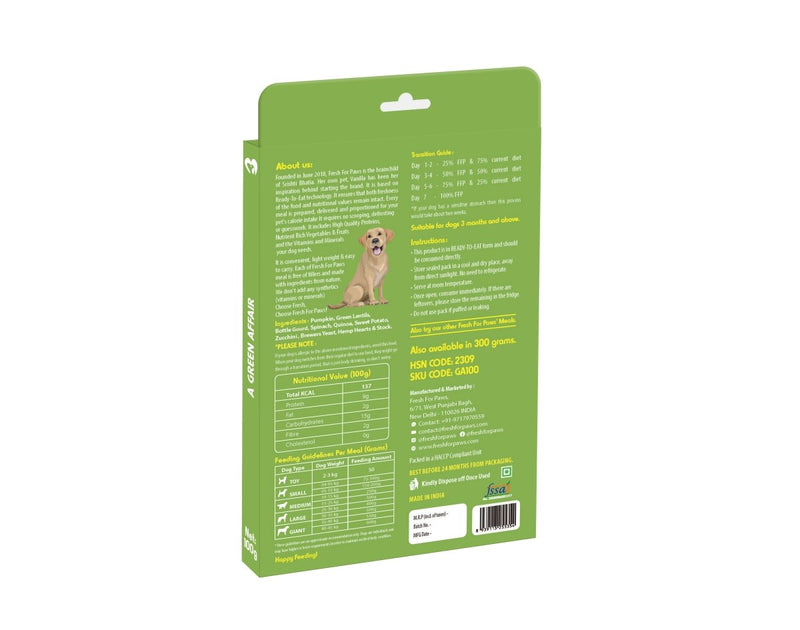 Buy A Green Affair | 300 gram | Shop Verified Sustainable Pet Food on Brown Living™