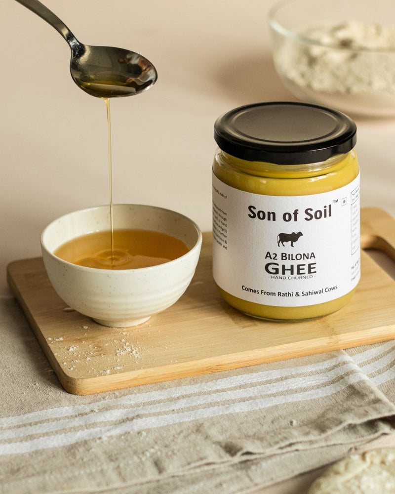 Buy A2 Bilona Ghee - Hand Churned from Curd | 200 ml | Shop Verified Sustainable Ghee on Brown Living™