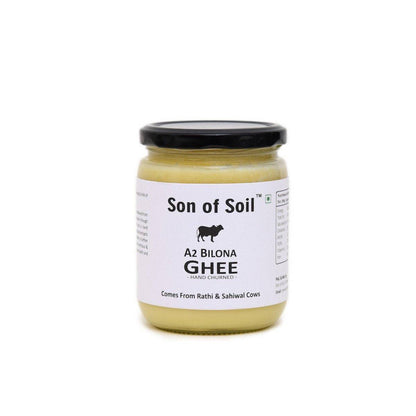 A2 Bilona Ghee - Hand Churned from Curd - 500 ml | Verified Sustainable by Brown Living™