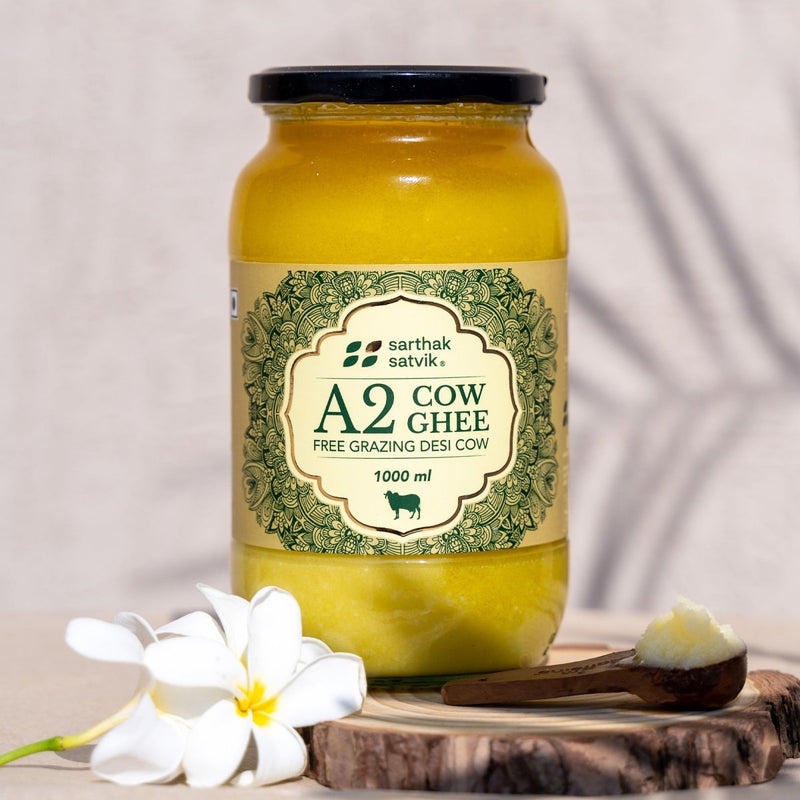 Buy A2 Desi Cow Ghee - 1 Litre | Shop Verified Sustainable Products on Brown Living