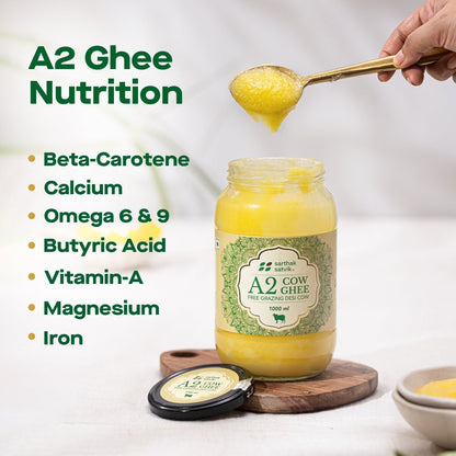 A2 Desi Cow Ghee - 1 Litre | Verified Sustainable by Brown Living™