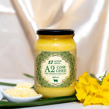 A2 Desi Cow Ghee - 500 ml + 500 ml | Verified Sustainable by Brown Living™