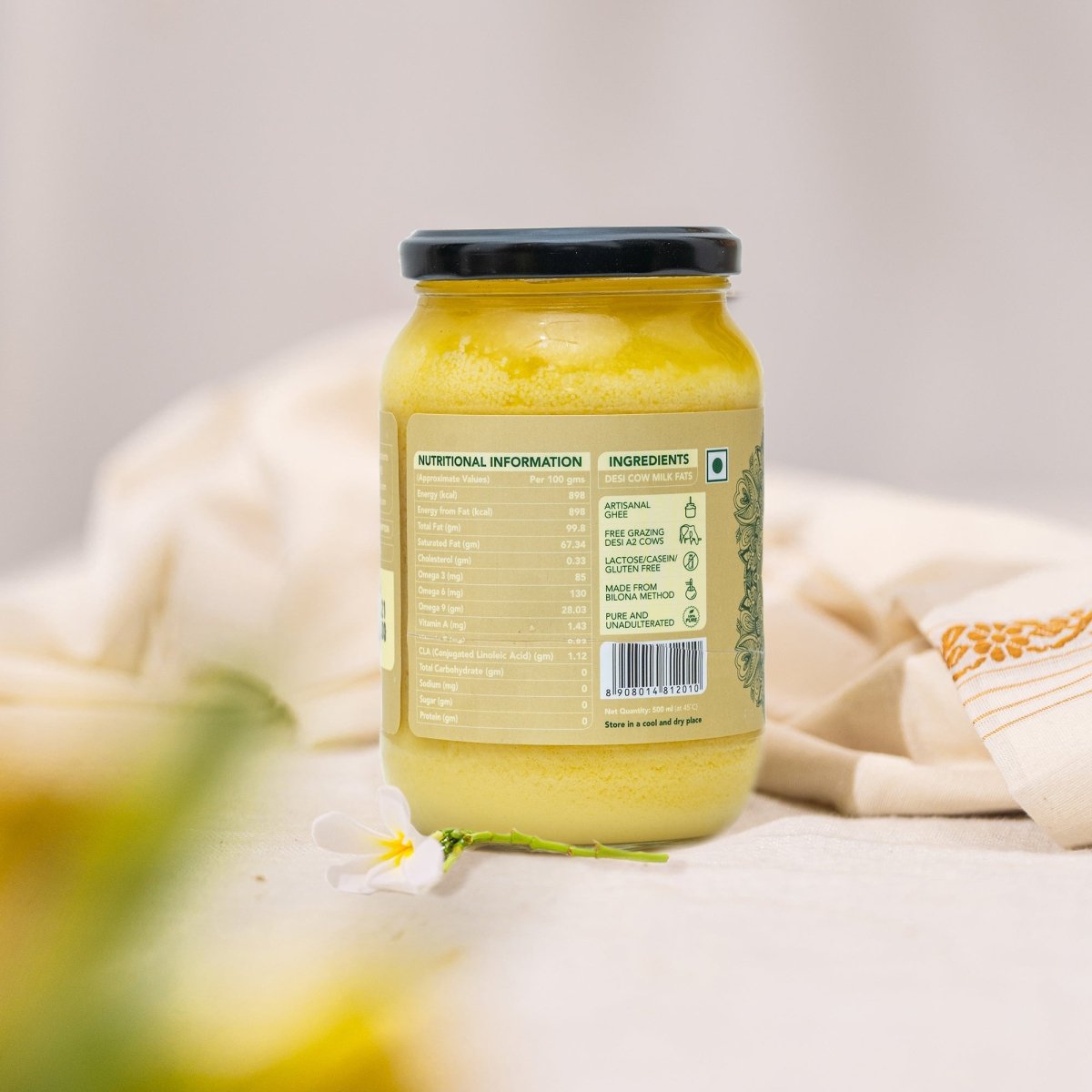 A2 Desi Cow Ghee - 500 ml + 500 ml | Verified Sustainable by Brown Living™