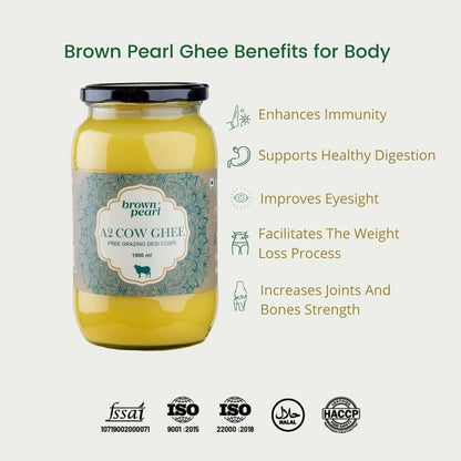 A2 Desi Cow Ghee - 500ml + 500ml | Verified Sustainable by Brown Living™