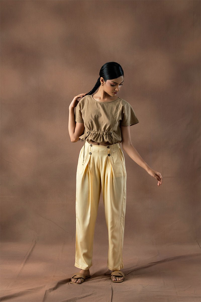 Buy Abdar Viscose Trouser | Shop Verified Sustainable Products on Brown Living