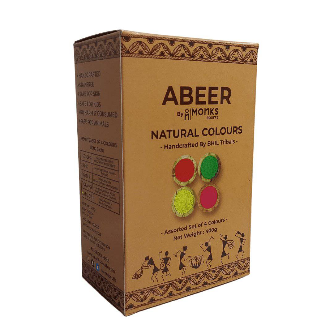 Abeer Natural Holi Colours Handcrafted by BHIL Tribals | Verified Sustainable by Brown Living™