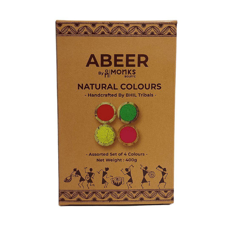 Buy Abeer Natural Holi Colours Handcrafted by BHIL Tribals | Shop Verified Sustainable Religious Items on Brown Living™