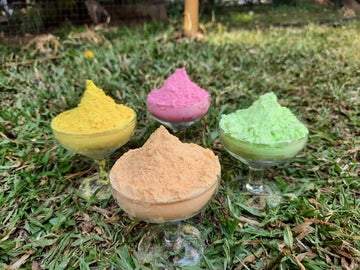 Buy Abeer Natural Holi Colours Handcrafted by BHIL Tribals | Shop Verified Sustainable Religious Items on Brown Living™