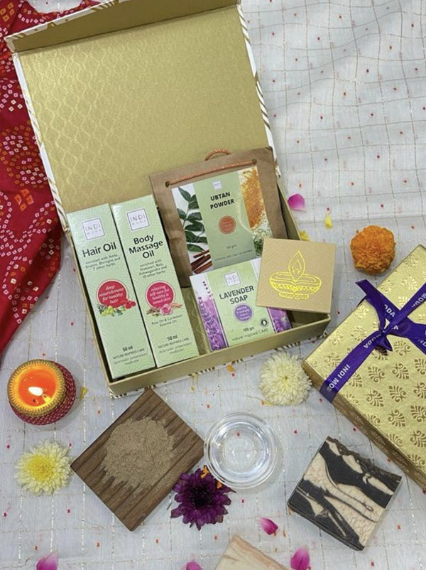 Buy Abhyanga Snan Hamper | Gift Hampers | Shop Verified Sustainable Products on Brown Living