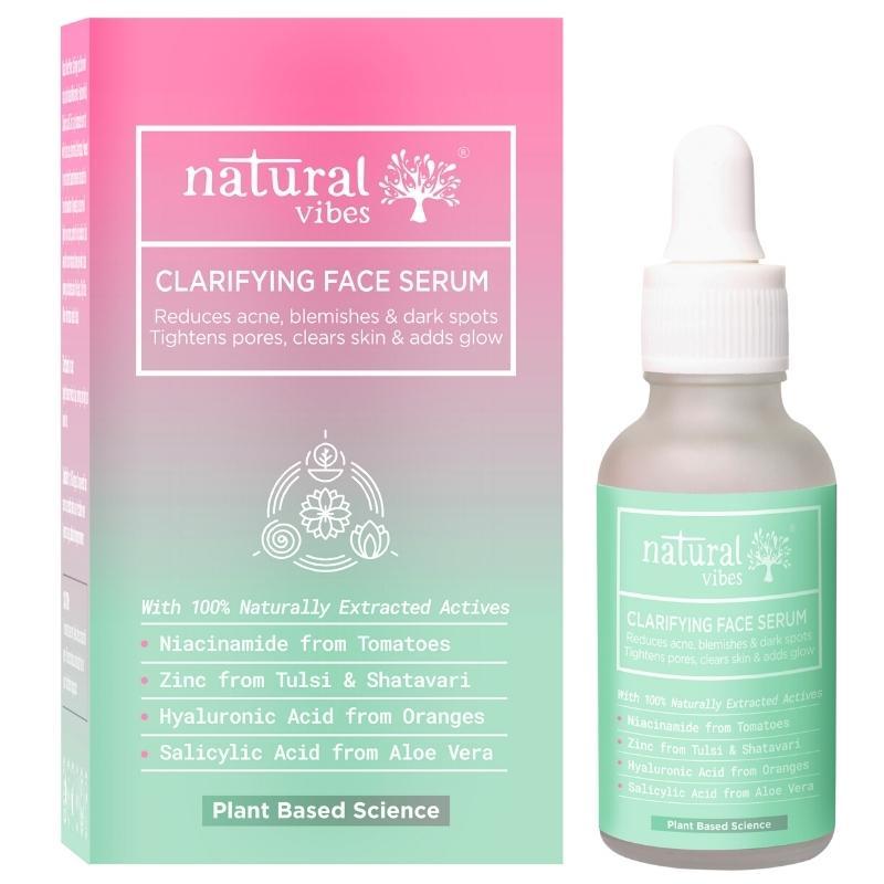 Acne Clarifying Face Serum 30 ml – Face Serum by Natural Vibes available on Brown Living™. . SKU: 063 - 15778 - NV_clarifying_serum_30ml. Img 1.