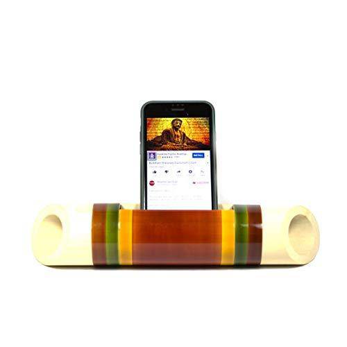 Handcrafted Acoustic Amplifier and Mobile decking Station | Verified Sustainable by Brown Living™