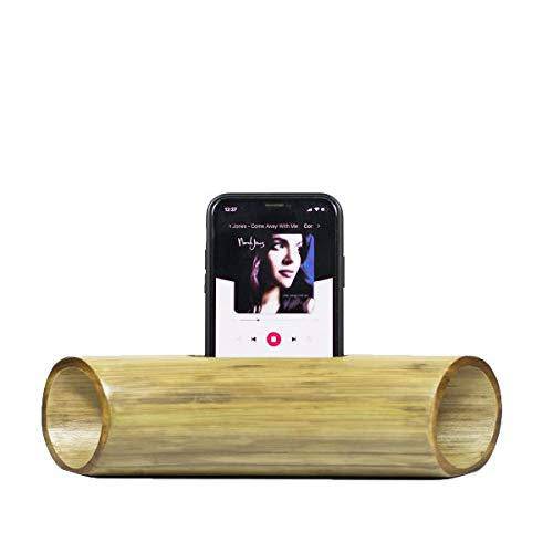 Buy Acoustic Bamboo Amplifier and Mobile decking Station | Shop Verified Sustainable Table Decor on Brown Living™