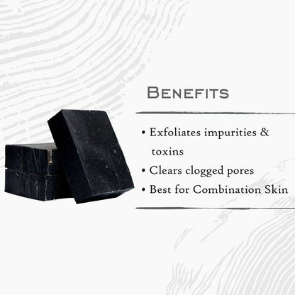 Activated Charcoal Soap | For Vata - Kapa Dosha | Verified Sustainable by Brown Living™