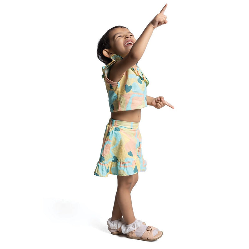 Buy Adore Girls Co-ord Set | Shop Verified Sustainable Products on Brown Living