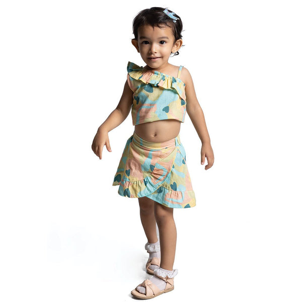 Buy Adore Girls Co-ord Set | Shop Verified Sustainable Kids Daywear Sets on Brown Living™