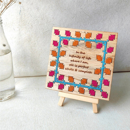 Affirmation Frame - Whole & Complete | Verified Sustainable by Brown Living™