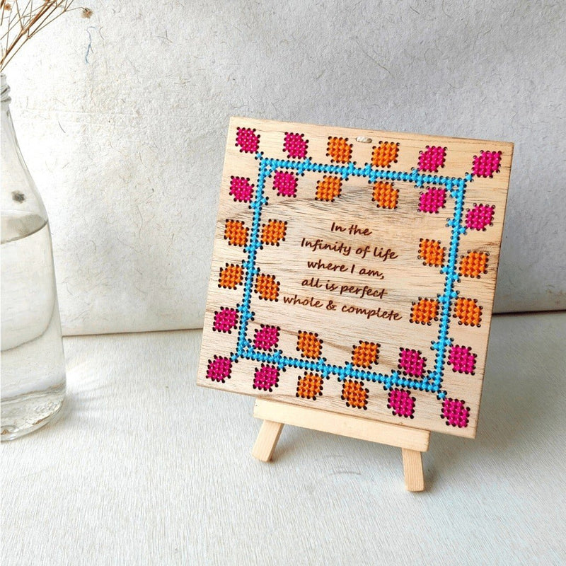 Buy Affirmation Frame - Whole & Complete | Shop Verified Sustainable Products on Brown Living