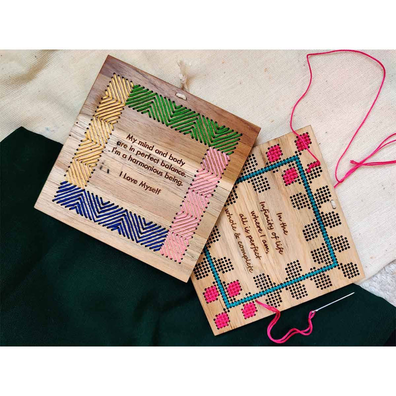 Buy Affirmation Stitch Kit - Affirm Create Manifest | Shop Verified Sustainable Products on Brown Living