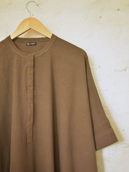 Afsana - 100% Pure Khadi Kaftan | Verified Sustainable by Brown Living™