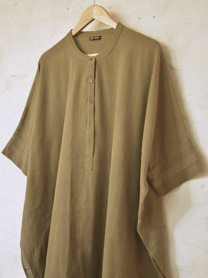 Afsana - 100% Pure Khadi Kaftan | Verified Sustainable by Brown Living™