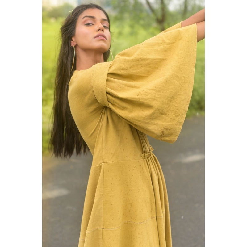Buy Agastya Dress - Green | Shop Verified Sustainable Womens Dress on Brown Living™