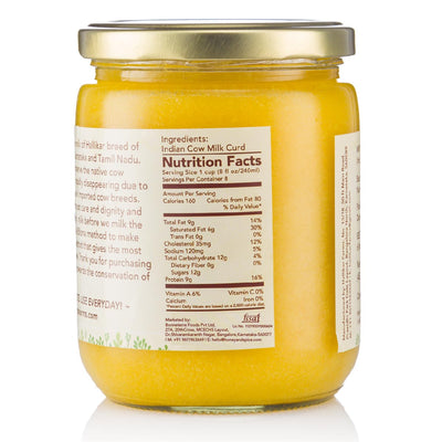 Agna A2 Desi Gir Cowghee - 250G – Ghee on Brown Living™. SKU: ADCG250ML. Img 7.