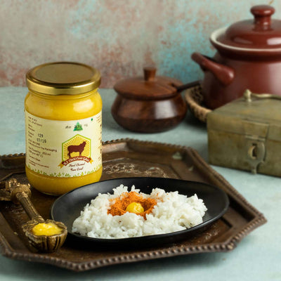 Agna A2 Desi Gir Cowghee - 250G – Ghee on Brown Living™. SKU: ADCG250ML. Img 2.