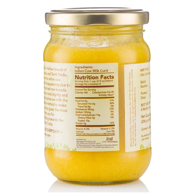 Agna A2 Desi Gir Cowghee - 500G – Ghee on Brown Living™. SKU: ADCG500ML. Img 4.
