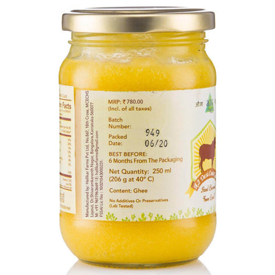 Agna A2 Desi Gir Cowghee - 500G – Ghee on Brown Living™. SKU: ADCG500ML. Img 5.