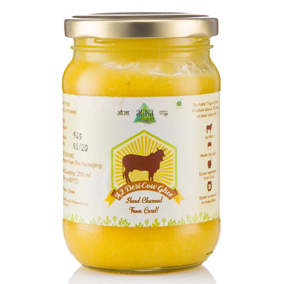 Agna A2 Desi Gir Cowghee - 500G – Ghee on Brown Living™. SKU: ADCG500ML. Img 3.