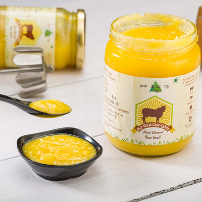 Agna A2 Desi Gir Cowghee - 500G – Ghee on Brown Living™. SKU: ADCG500ML. Img 2.
