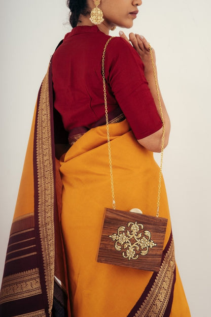 Akashganga Clutch | Verified Sustainable by Brown Living™