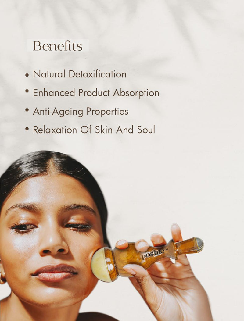 All-In-One Kansa Wand | Improved Product Absorption, Blood Circulation, pH Balance, Lymphatic Drainage, Skin Elasticity, Stress Reliving | Verified Sustainable Massager on Brown Living™